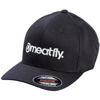Meatfly Brand Flexfit, Black (MF-21005011-a)