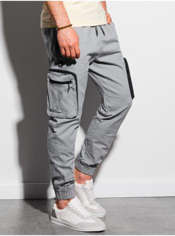 Pánské jogger kalhoty P960 - šedá