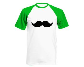 Pánské tričko Baseball moustache