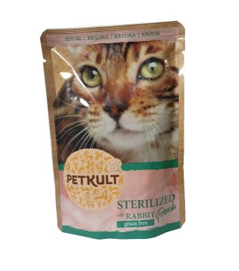 Petkult cat kapsa STERILISED králík - 7x100g