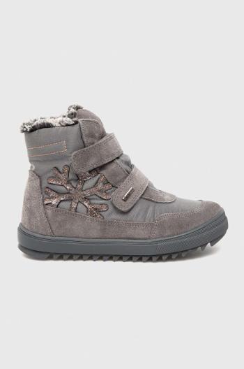 Dětské zimní boty Primigi šedá barva