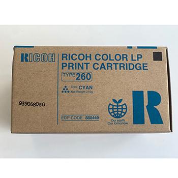 Ricoh originální toner 888449, cyan, 10000str., Typ 260, Ricoh Aficio CL 7200, 7300