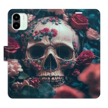 Flipové pouzdro iSaprio - Skull in Roses 02 - Xiaomi Redmi A1 / A2