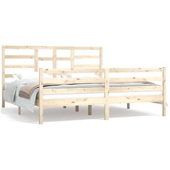 Rám postele masivní dřevo 180 × 200 cm Super King, 3105875 (3105875)