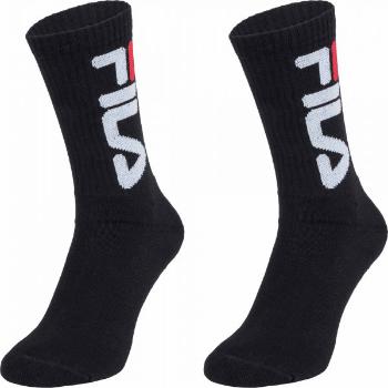 Fila UNISEX TENNIS 2P Unisex ponožky, černá, velikost 43-46