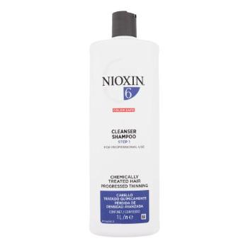 Nioxin System 6 Color Safe Cleanser Shampoo 1000 ml šampon pro ženy na oslabené vlasy