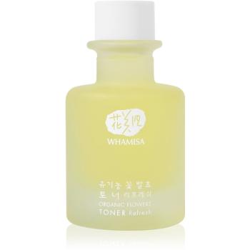 WHAMISA Organic Flowers Toner Refresh zklidňující čisticí tonikum pro mastnou a smíšenou pleť 33,5 ml