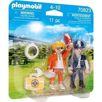 Playmobil 70823 DuoPack Pohotovostní lékař a policistka (4008789708236)