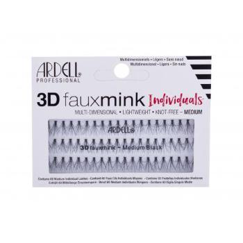 Ardell 3D Faux Mink Individuals Medium 60 ks umělé řasy pro ženy Black