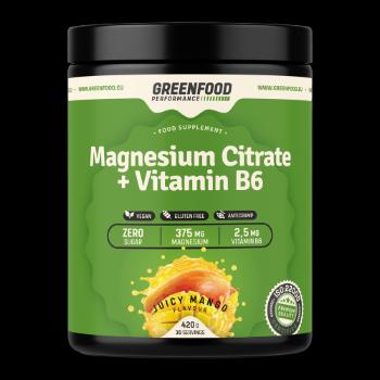 GreenFood Nutrition Performance Magnesium Citrate + Vitamin B6 Juicy Mango 420 g