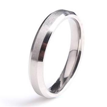 Šperky4U Ocelový prsten, šíře 4 mm - velikost 55 - OPR0069-55