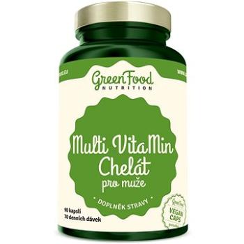 GreenFood Nutrition Multi VitaMin Chelate pro muže 90 kapslí (8594193921393)