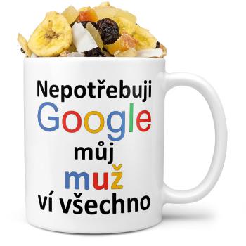 Hrnek Google - Muž (Náplň hrníčku: Tropická směs)