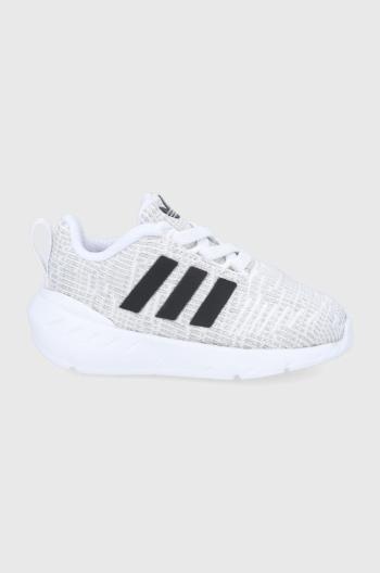 Dětské boty adidas Originals Swift Run GW8187 šedá barva