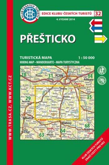 Přešticko /KČT 32 1:50T Turistická mapa