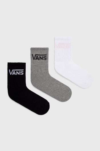 Ponožky Vans 3-pack dámské, bílá barva