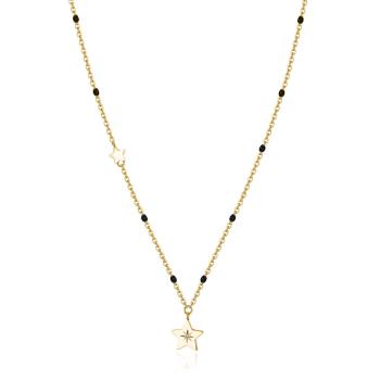 Brosway Pozlacený náhrdelník s hvězdou Chant BAH38