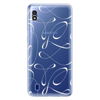 Odolné silikonové pouzdro iSaprio - Fancy - white - Samsung Galaxy A10