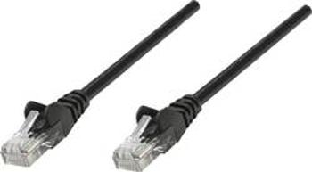 Síťový kabel RJ45 Intellinet 320757, CAT 5e, U/UTP, 2.00 m, černá