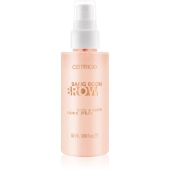 Catrice Bang Boom Brow Face & Brow Fixing Spray fixační sprej na make-up 50 ml