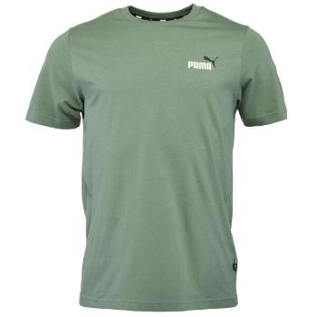 Puma ESSENTIALS+ TEE Pánské tričko, zelená, velikost