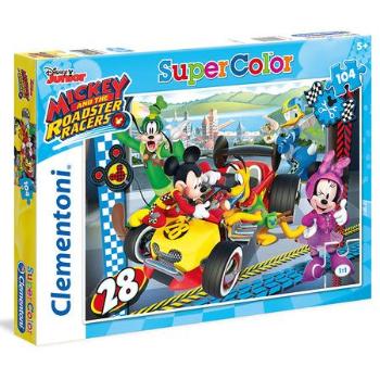 CLEMENTONI Puzzle Mickey a závodníci 104 dílků