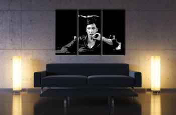 Ručně malovaný POP Art Sleva 25% obraz Al Pacino 3 dílný 150x100 cm AL16 / 24h