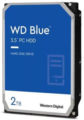 WD Blue 2TB SATA 6Gb/s HDD internal 3.5inch serial ATA 256MB cache 7200 RPM RoHS compliant Bulk, WD20EZBX