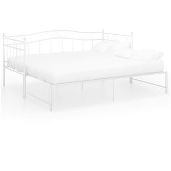 Shumee Rám vysouvací postele/pohovky bílý kovový 90×200 cm, 324783 (324783)