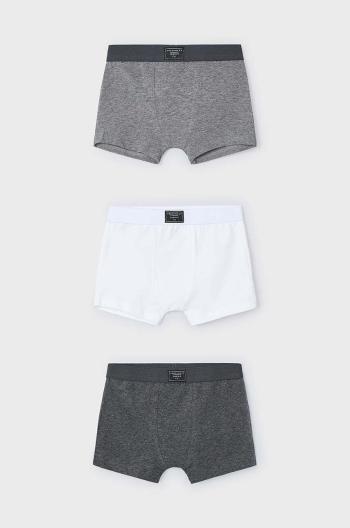 Dětské boxerky Mayoral 3-pack šedá barva, 10788