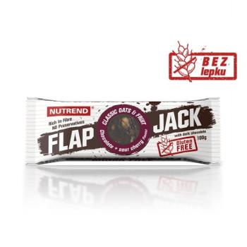 tyčinka Nutrend FLAPJACK GLUTEN FREE čokoláda+višeň