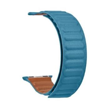 Tactical 730 kožený řemínek pro Apple Watch 4/5/6/SE, 38/40mm, modrá 57983101936