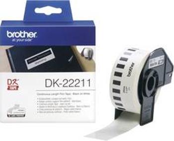 Brother DK22211 29 mm x 15.24 m fólie bílá permanentní univerzální etikety 1 ks