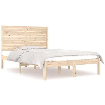 Rám postele masivní dřevo 140 × 190 cm, 3104588 (3104588)