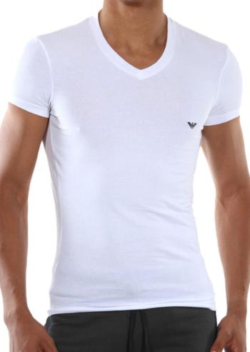 Pánské tričko Emporio Armani 110810 CC729 L Bílá