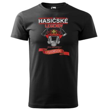 Tričko Hasičské legendy – měsíce (pánské) (Měsíc: 11 – Listopad)