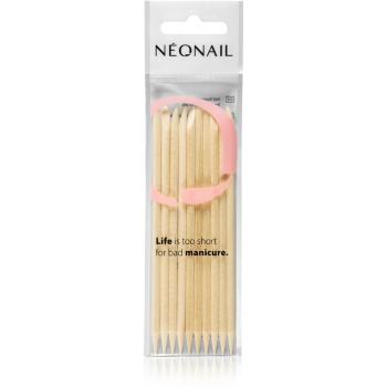 NeoNail Wooden Sticks dřevěný zatlačovač nehtové kůžičky 10 ks