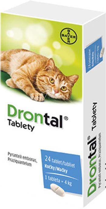 Drontal pro kočky a koťata 24 tablet