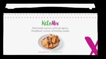 KetoMix protejnové nachos slanina 4 porce 4 ks