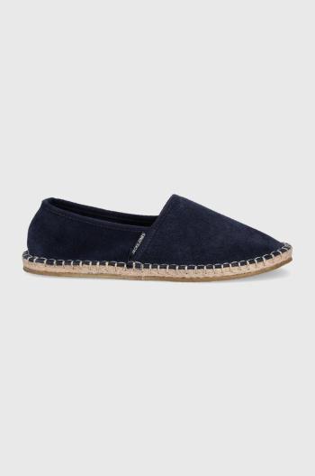 Semišové espadrilky Jack & Jones Jfwespadrille tmavomodrá barva