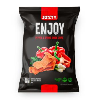 Chipsy bramborové s červenou paprikou a jarní cibulkou 40 g JOXTY ENJOY CHIPS