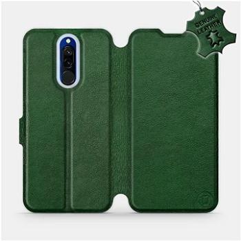 Flip pouzdro na mobil Xiaomi Redmi 8 - Zelené - kožené -   Green Leather (5903516076949)