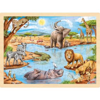 goki Africká savana Inlay Puzzle