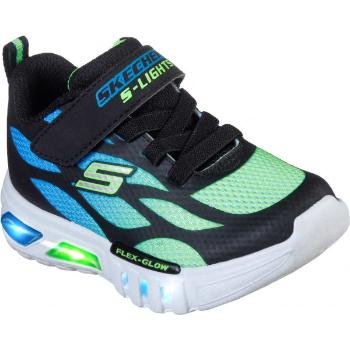 Skechers FLEX-GLOW DEZLOM Dětská volnočasová obuv, černá, velikost 22