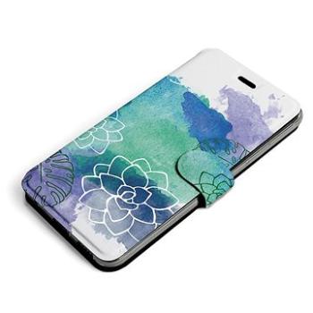 Mobiwear Flip pouzdro pro Huawei Nova 9 - MG11S Vodovkové květy (5903516927029)