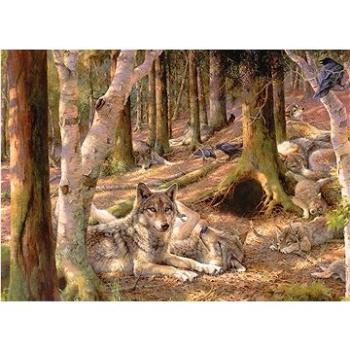 Cobble Hill Puzzle Vlci v lese 500 dílků (625012850728)