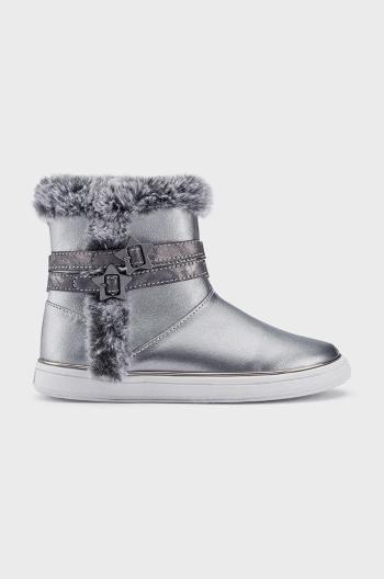 Dětské zimní boty Mayoral šedá barva