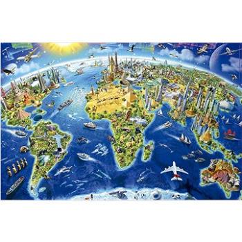 Miniaturní puzzle Svět 1000 dílků (8412668190368)