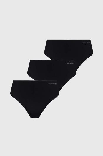 Kalhotky Calvin Klein Underwear 3-pack černá barva, 000QD3559E