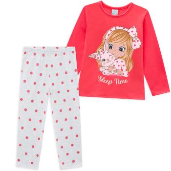 Dívčí pyžamo KYLY SLEEP TIME růžové neon Velikost: 158